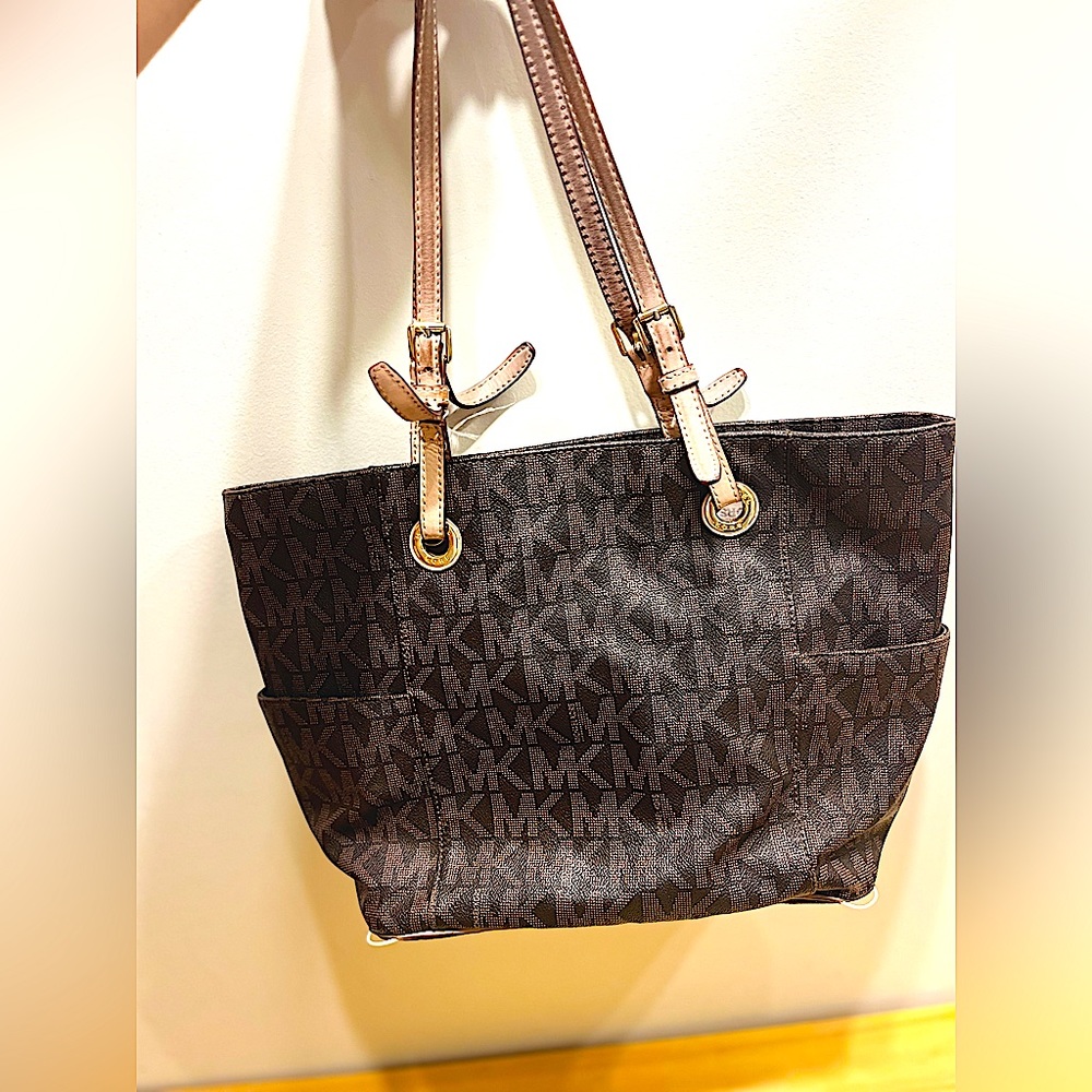 MICHAEL KORS logo label satchel bag 💼